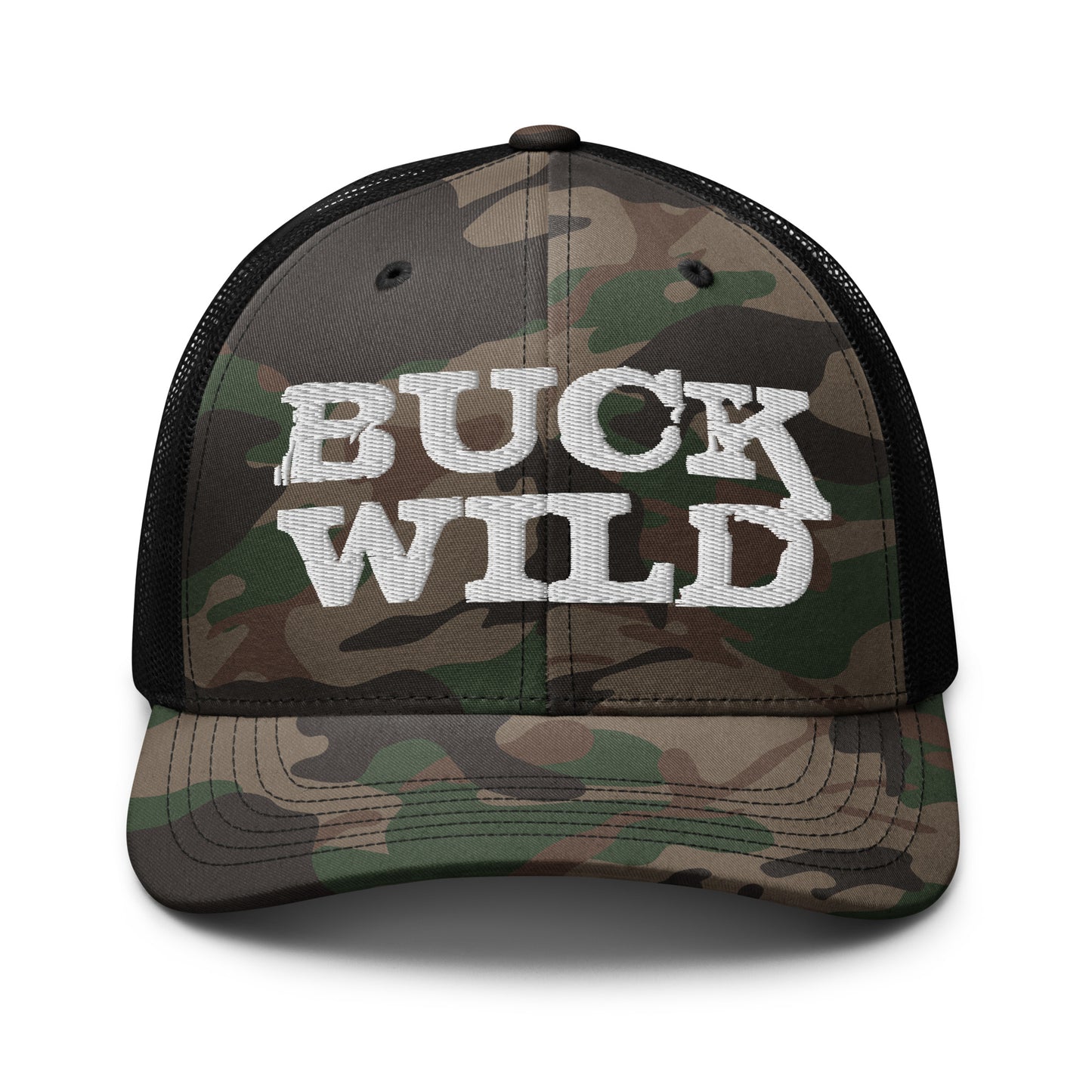 Buckin' Camouflage Trucker Hat