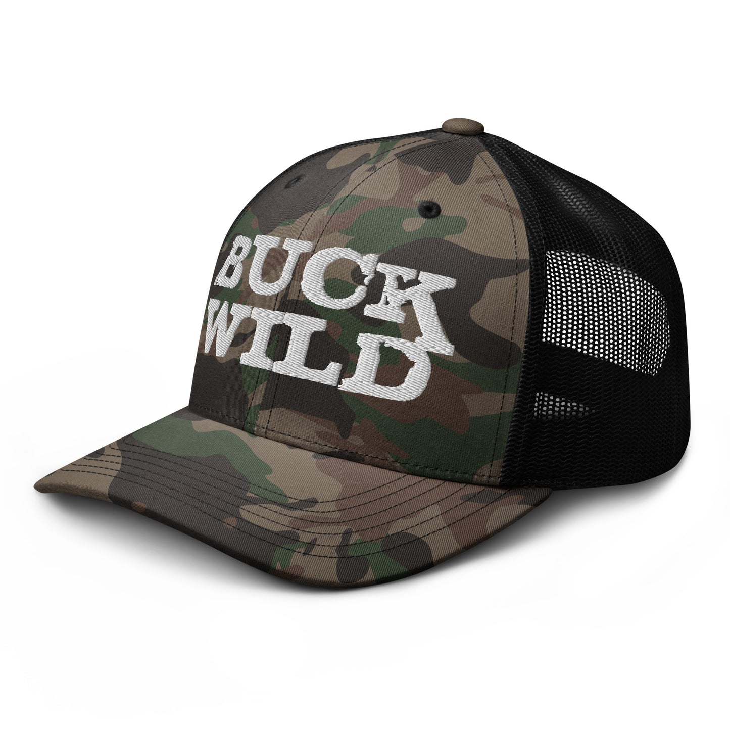 Buckin' Camouflage Trucker Hat