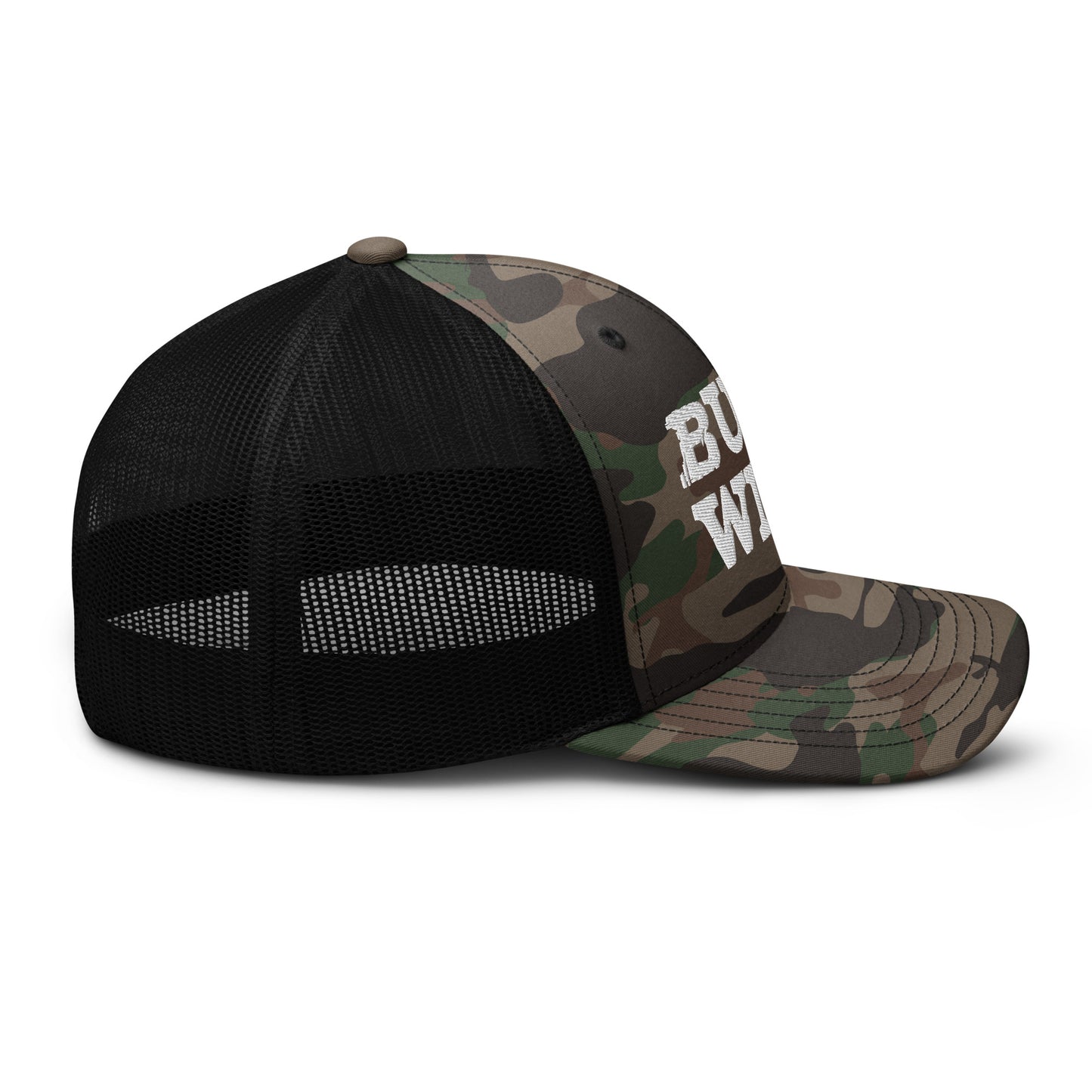 Buckin' Camouflage Trucker Hat