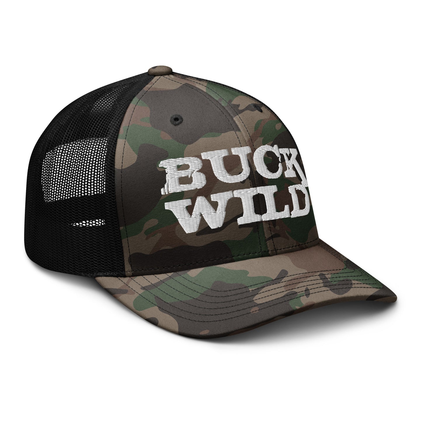 Buckin' Camouflage Trucker Hat