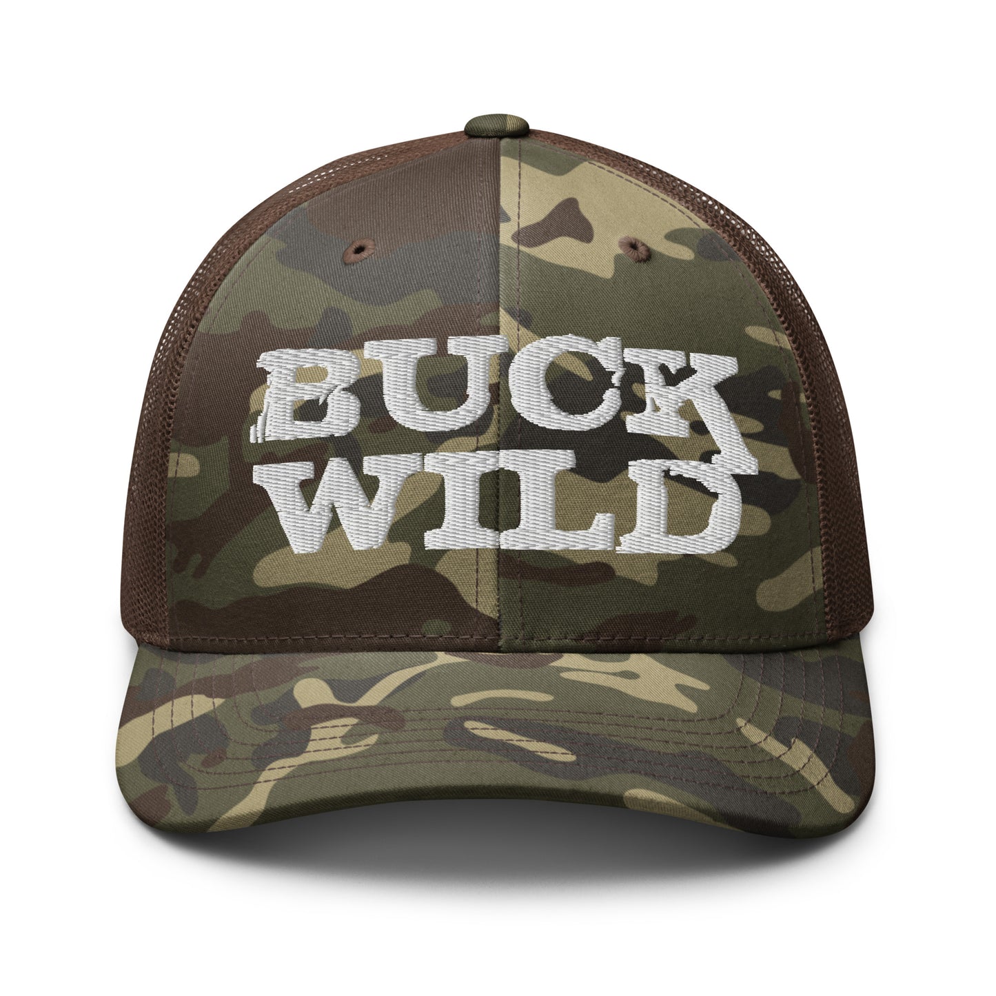 Buckin' Camouflage Trucker Hat
