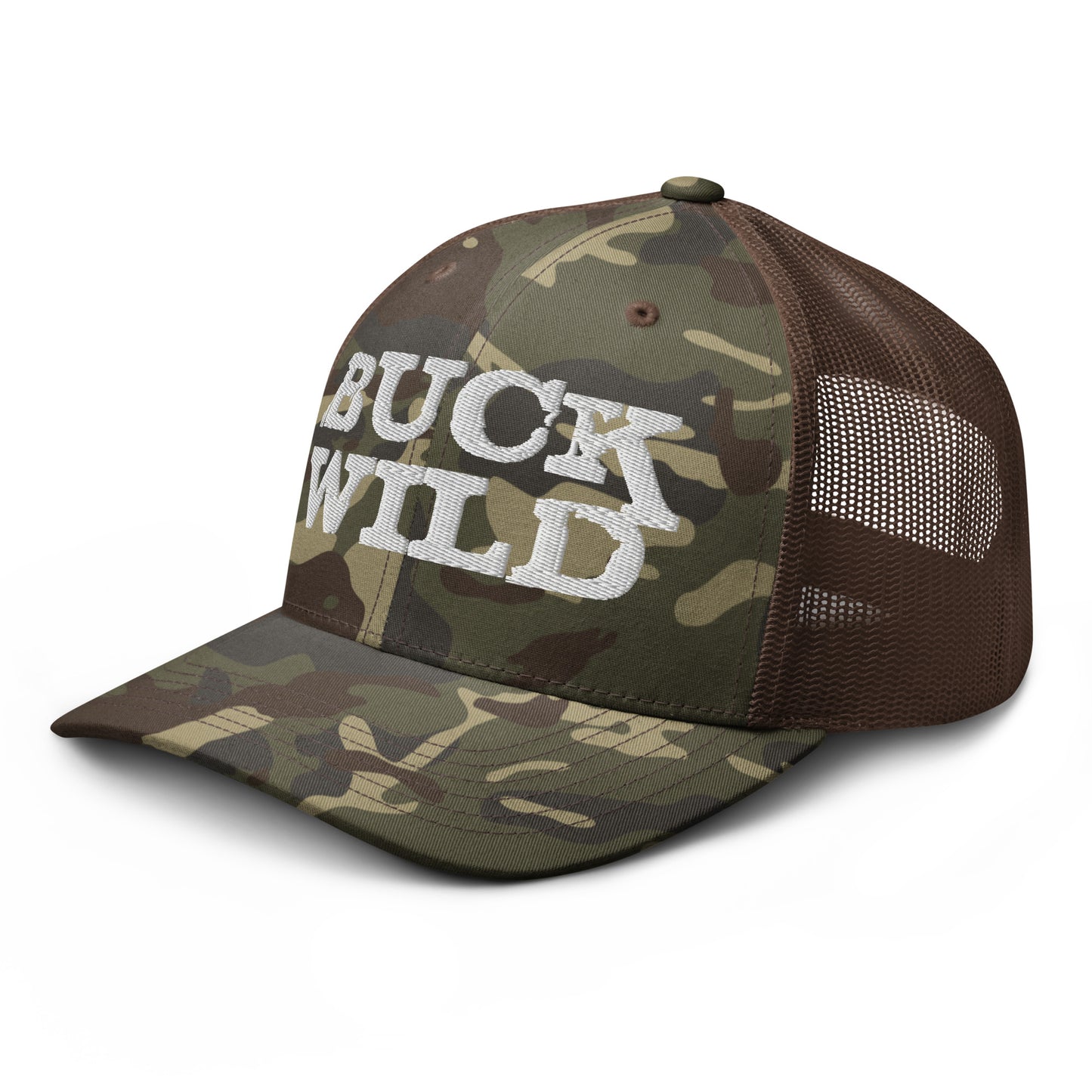 Buckin' Camouflage Trucker Hat