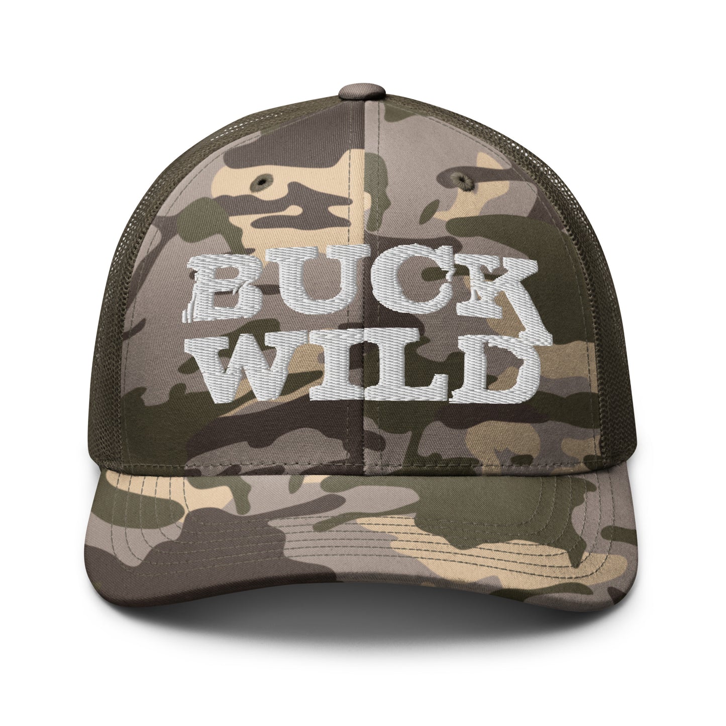 Buckin' Camouflage Trucker Hat