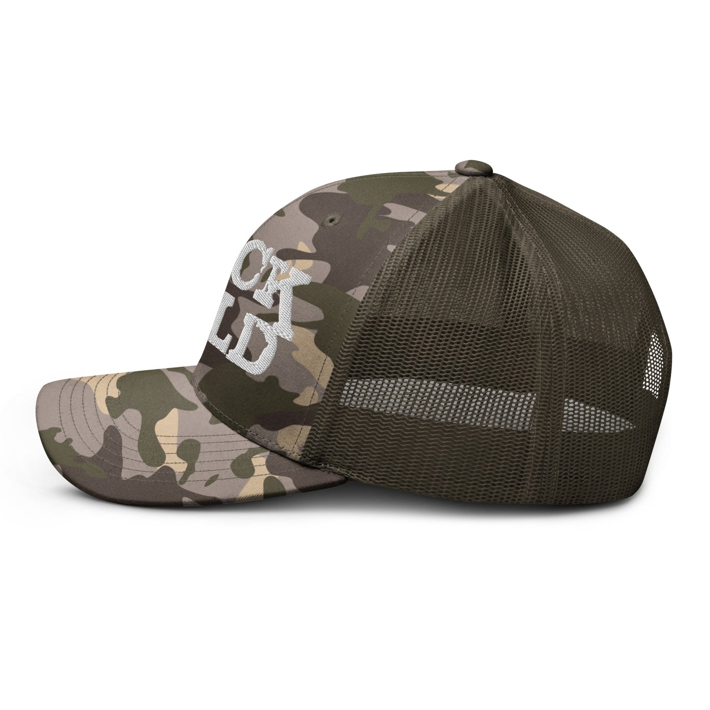 Buckin' Camouflage Trucker Hat