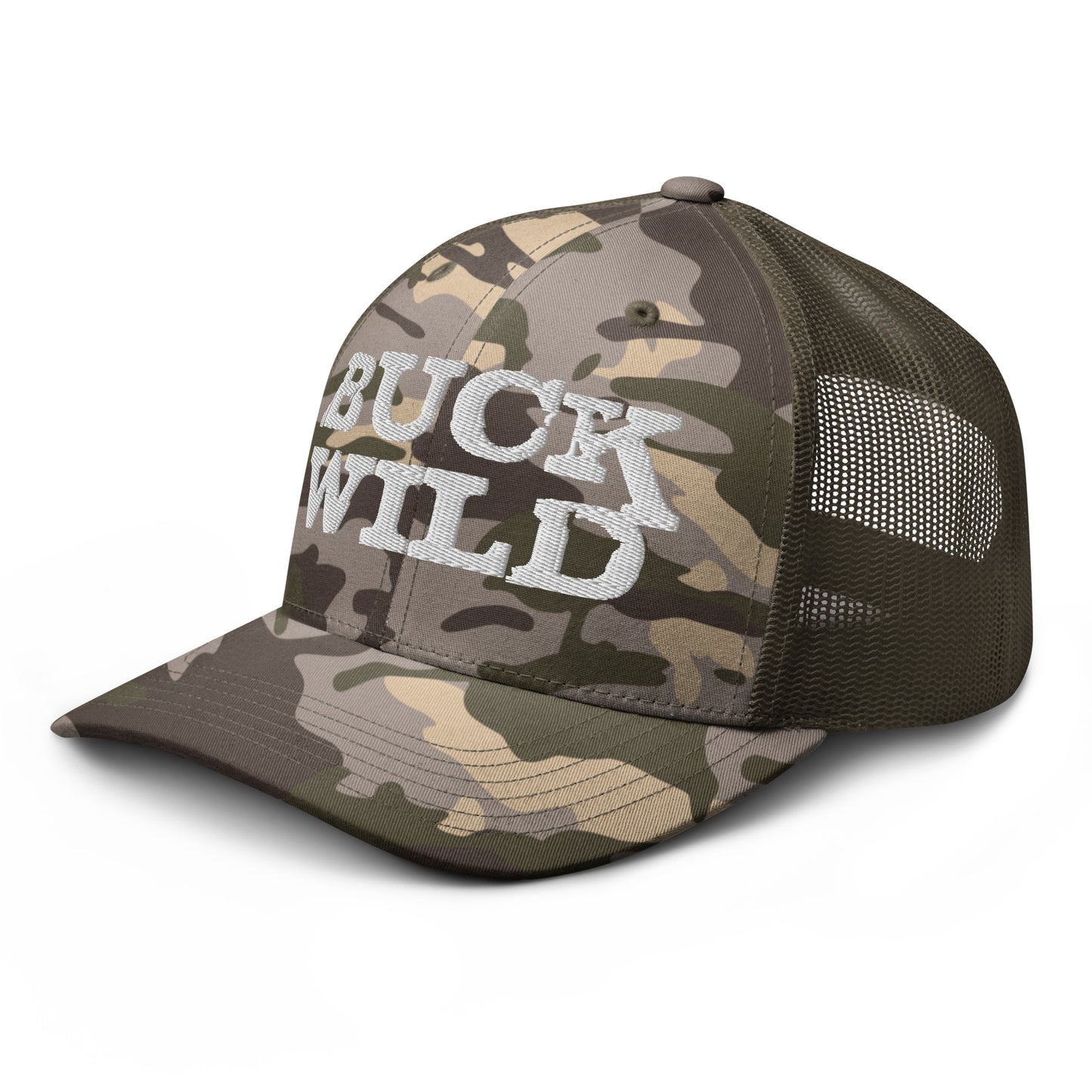 Buckin' Camouflage Trucker Hat