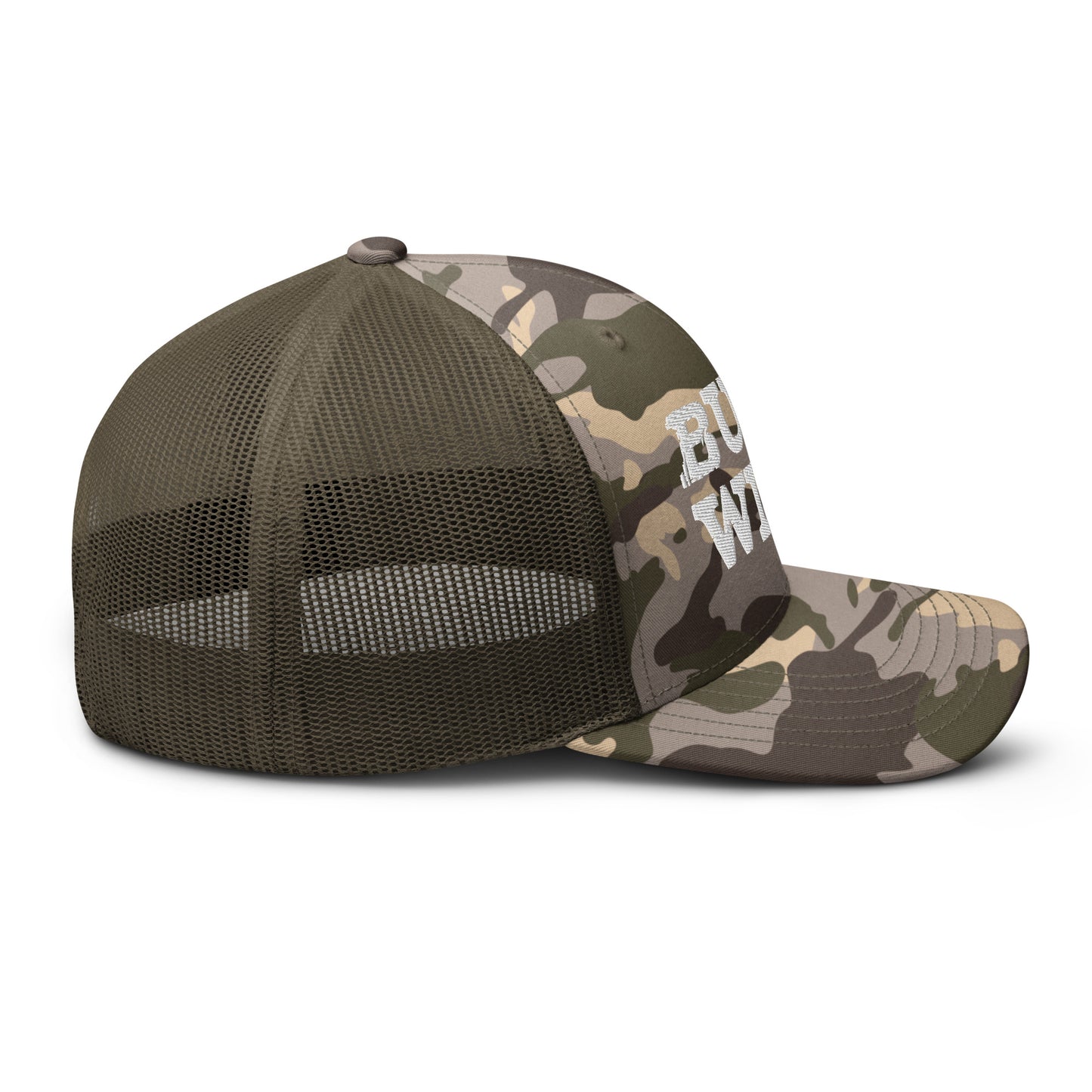 Buckin' Camouflage Trucker Hat