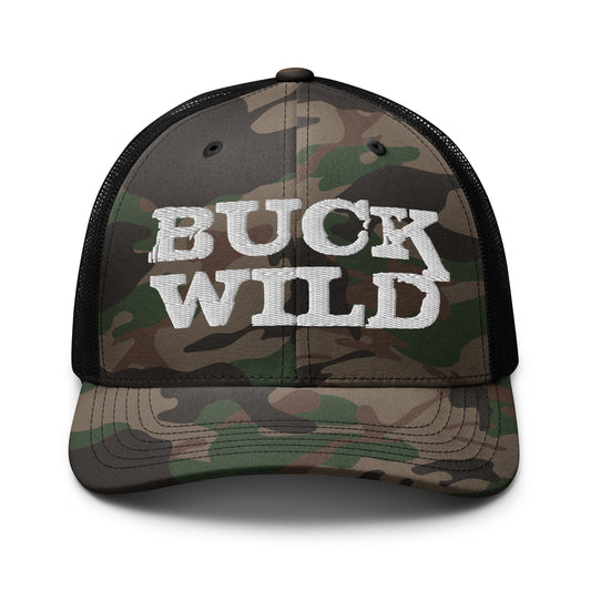 Buckin' Camouflage Trucker Hat