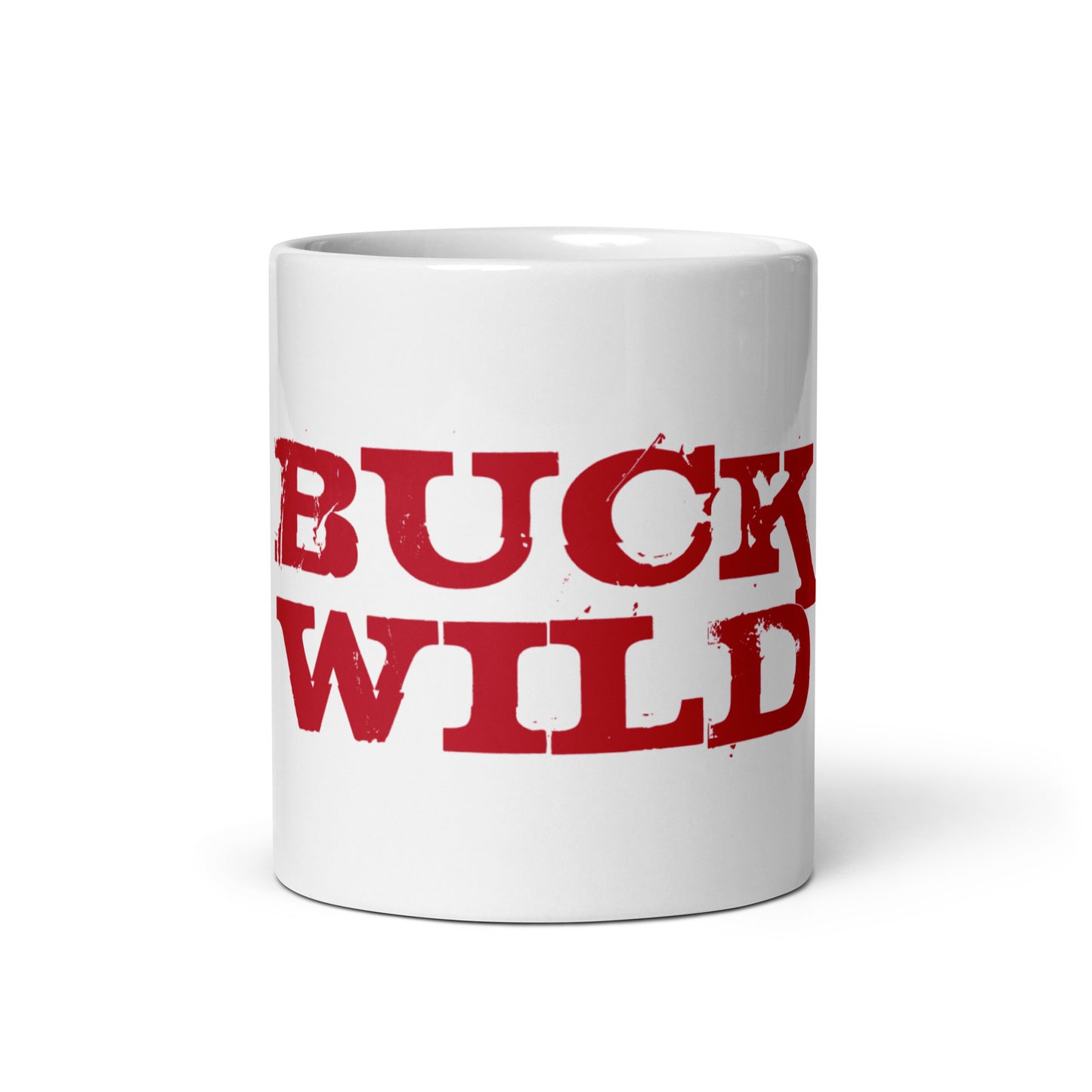 White Buckin' Coffee Mug