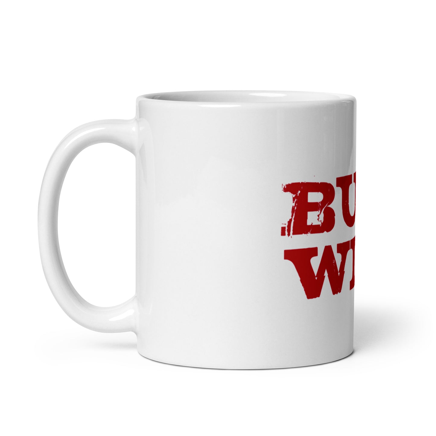 White Buckin' Coffee Mug