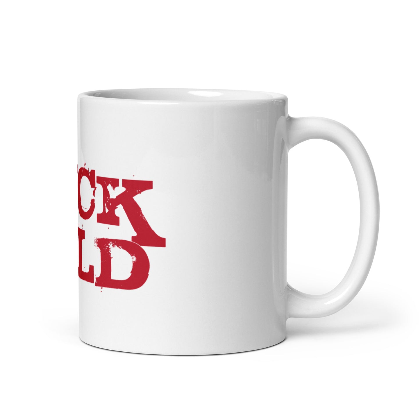 White Buckin' Coffee Mug