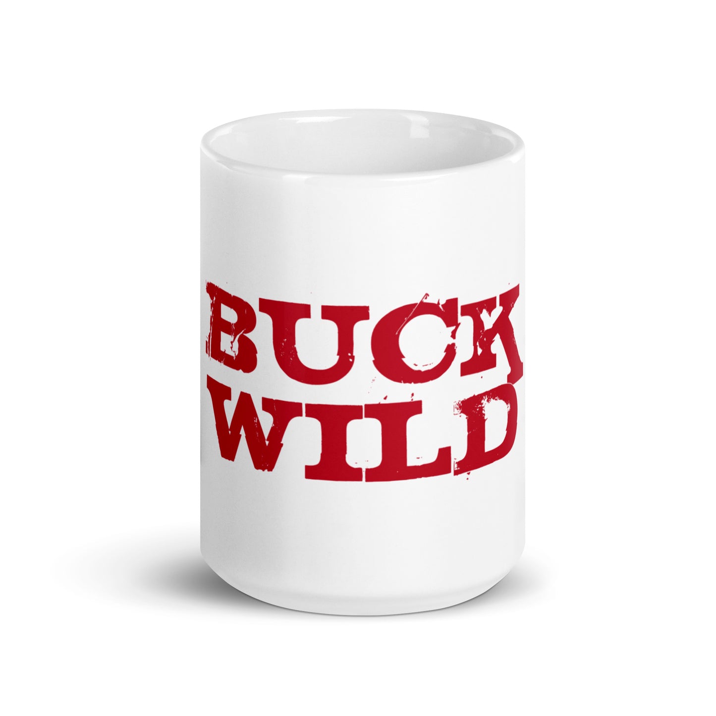 White Buckin' Coffee Mug