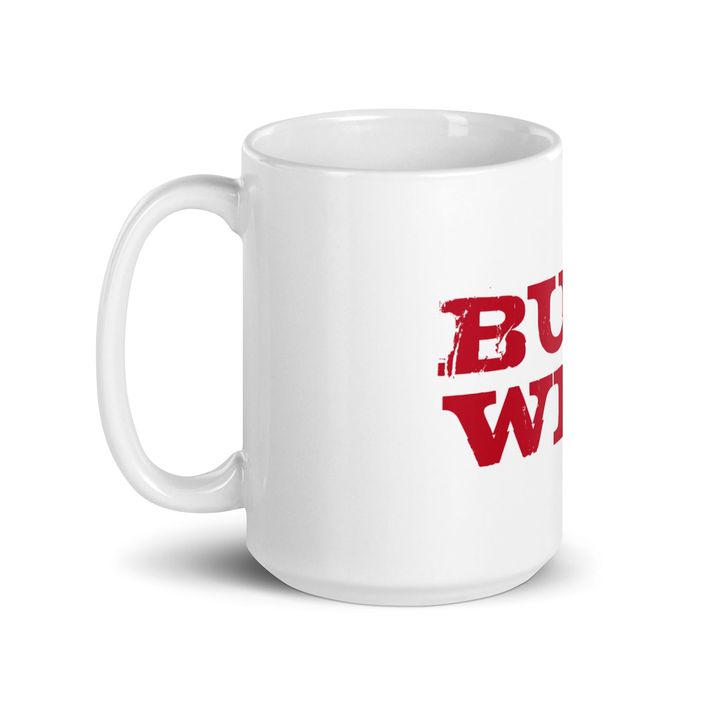 White Buckin' Coffee Mug