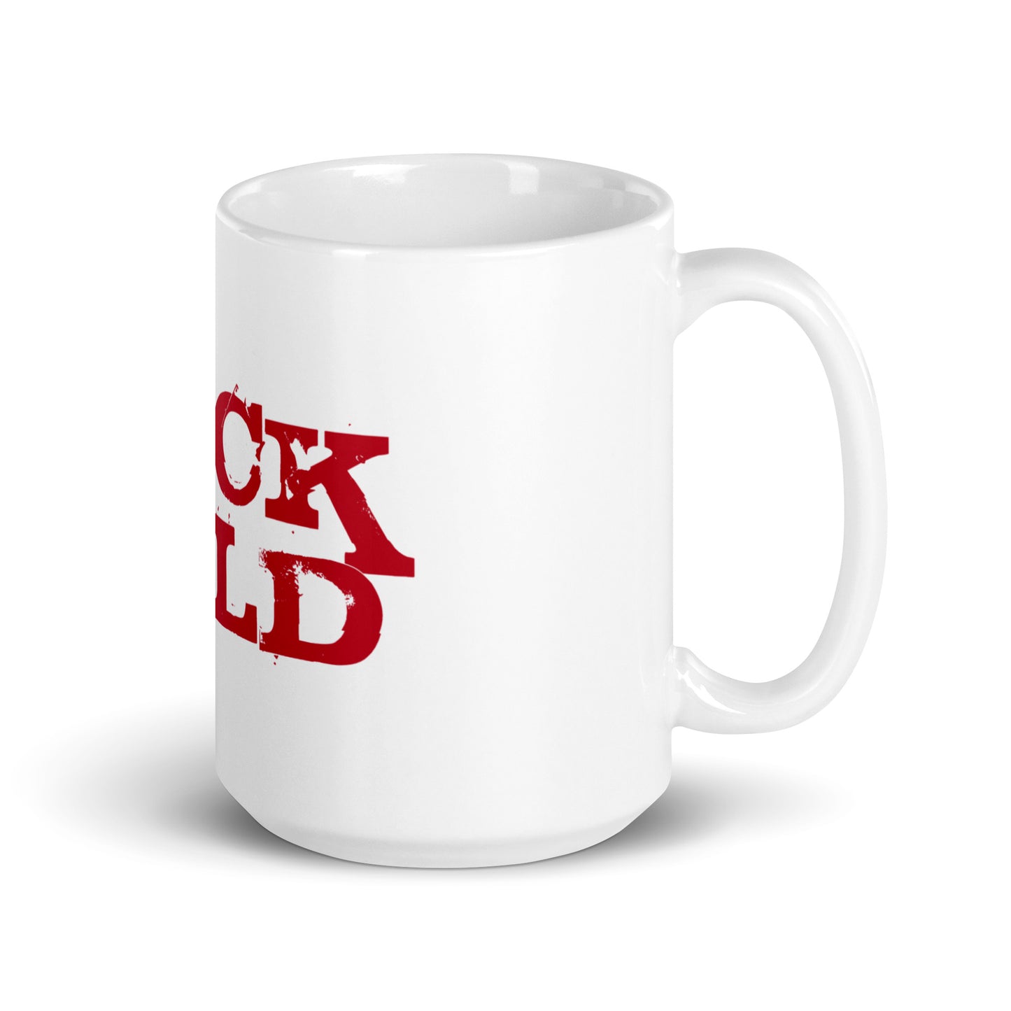 White Buckin' Coffee Mug