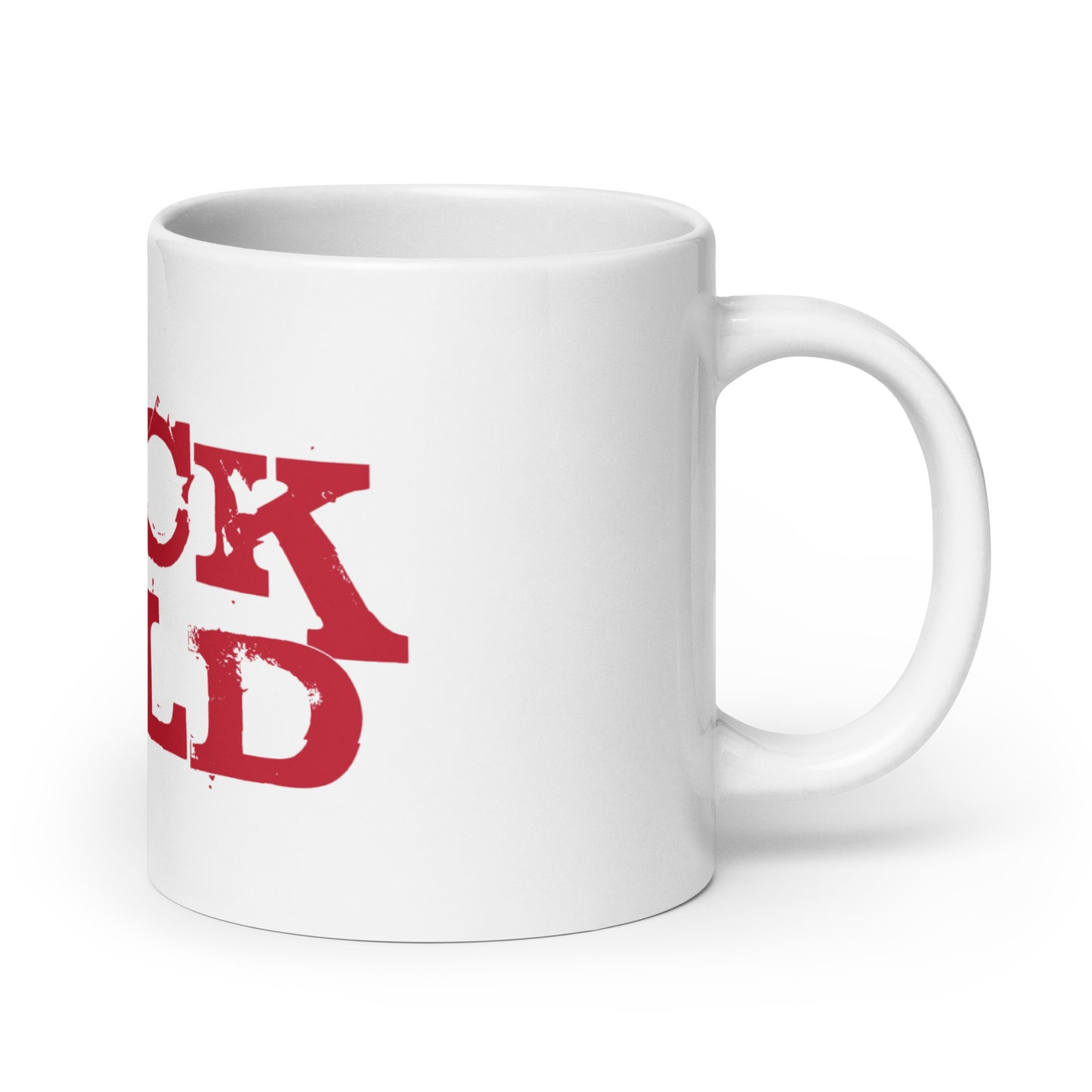 White Buckin' Coffee Mug